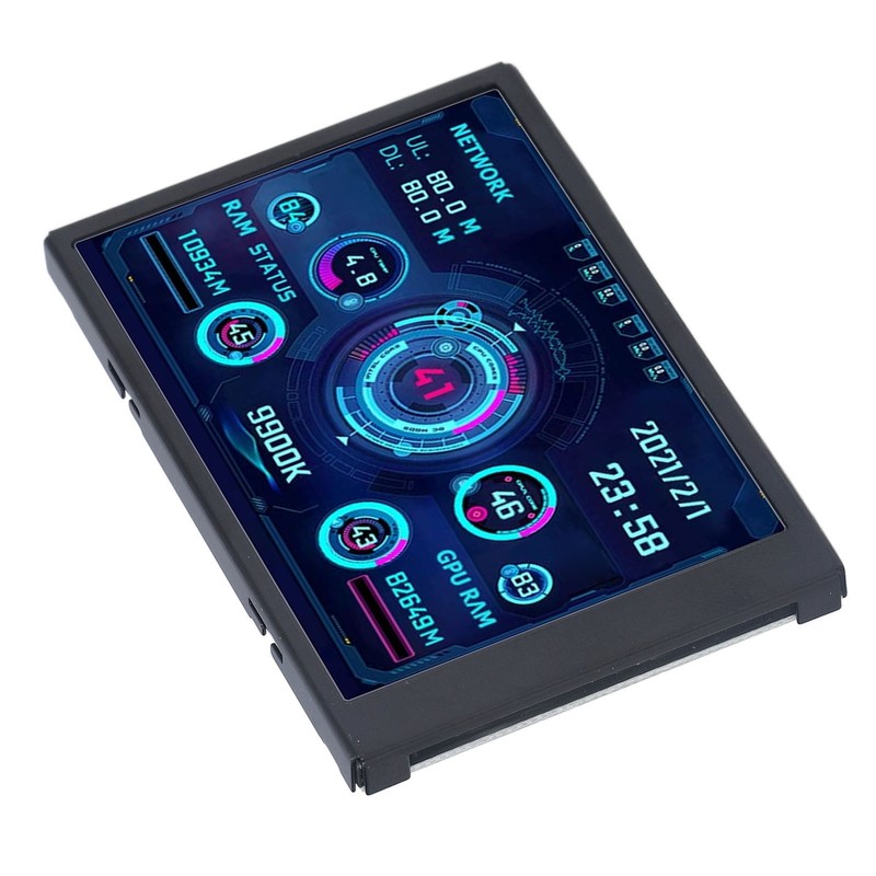 3.5in Display Screen Monitor Set 360° Rotatable IPS Full View