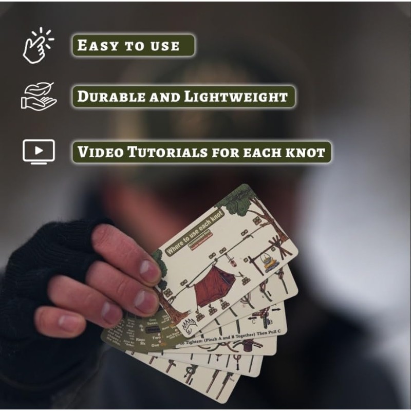 Knot Tying Kit | Camping & Outdoor Knots - by