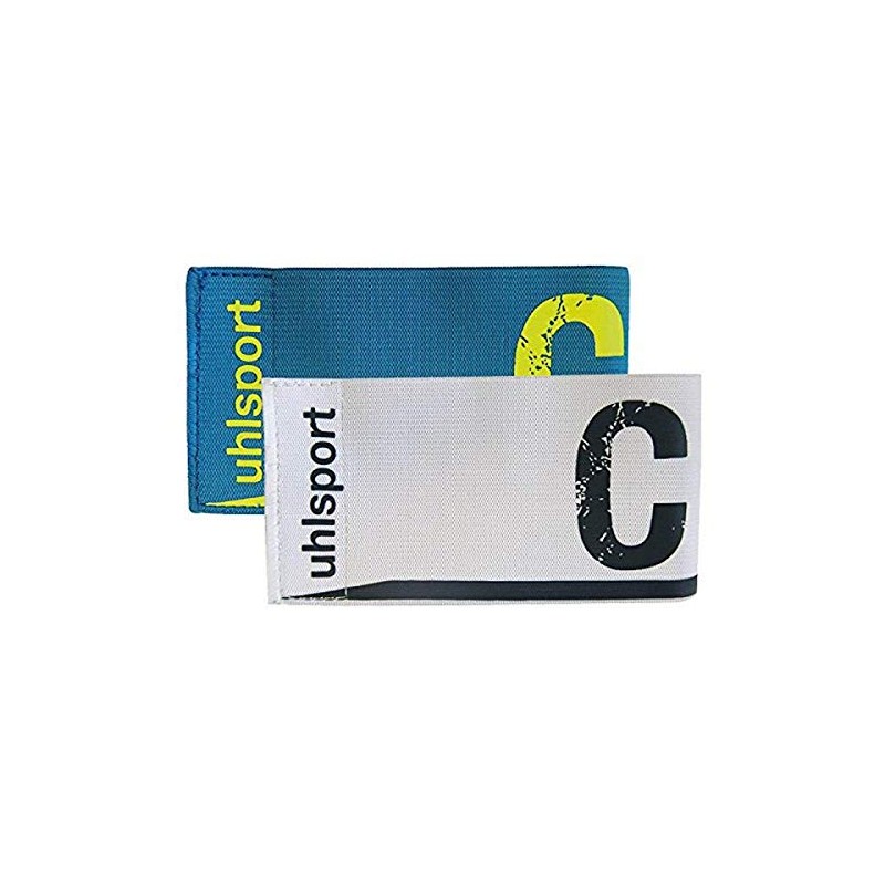 Uhlsport Unisex Adult Captain armband-1006749020001 Armbands - Cyan/White, M