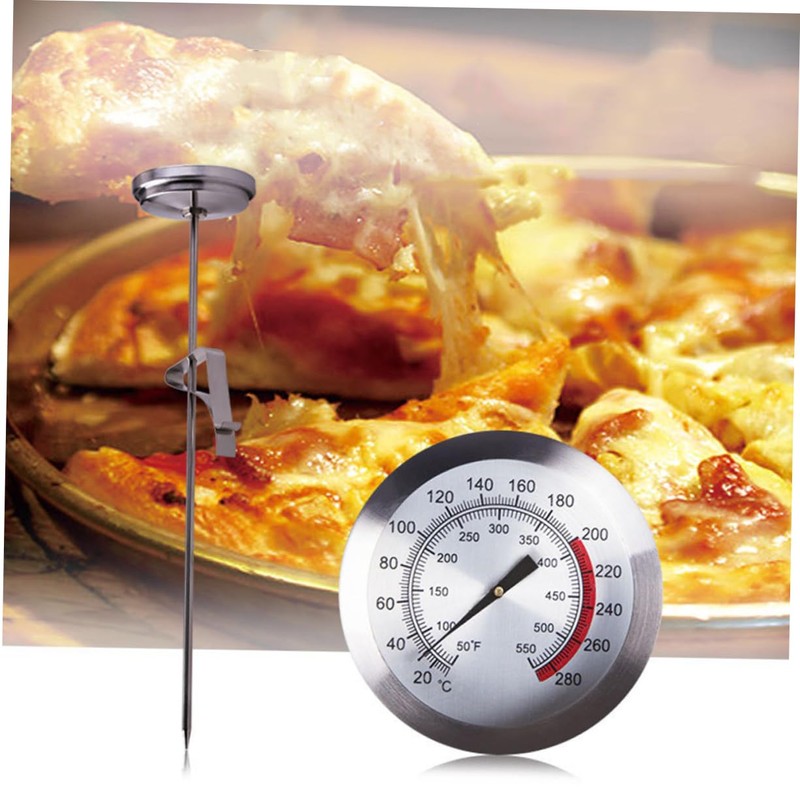 SHOWERORO 1pc Stainless Steel Cooking Thermometer for Accurate Food Temperature