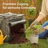 Praknu Thermal Composter Small 85 L Space-Saving - Weatherproof -