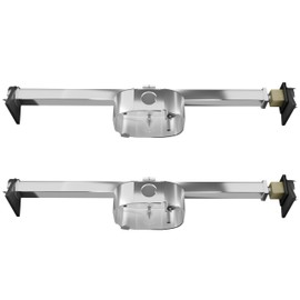 OHLECTRIC Saf-T-Brace For Ceiling Fans - Features 3 Teeth, Twist and Lock Design, 1.5" Heavy Duty Metal Electrical Box - Secure Installation For New, Remodel, Retrofit Application, Silver | Pack of 2