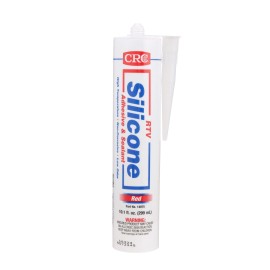 CRC 14075 RTV Silicone Sealant - Red, 10.1 Fl Oz