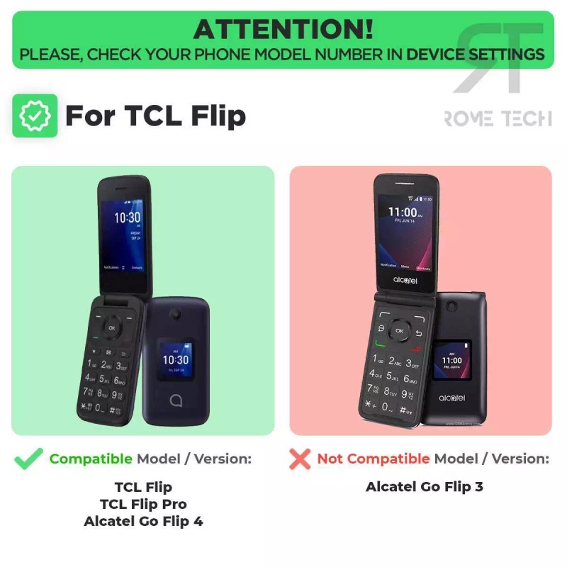 Rome Tech TCL Flip / TCL Flip Pro / Alcatel