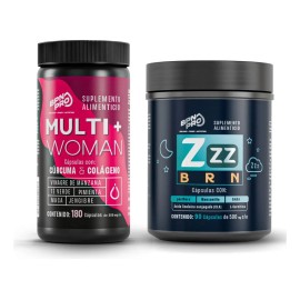 Multivitaminico Para Mujer Y Quemador De Grasa Nocturno Bpn Sabor Sin sabor