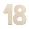 Decorative Numbers - Birthday Decoration 18th Birthday Made of Wood