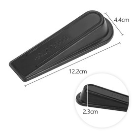 5 Pack Rubber Door Stops Heavy Duty Rubber Door Wedge Non-Slip Door Jammer Anti-Scratch Door Stops for Bottom Door Robustness for Homes Offices and Work Shops