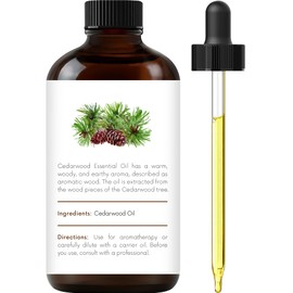 Cedarwood Essential Oil - 1 Fl Oz - 100% Pure and Natural - Premium Grade Essential Oil for Diffuser and Aromatherapy