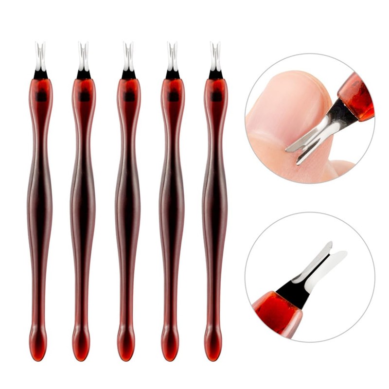 12 Pieces Nail Cuticle Remover Trimmer Pusher Manicure Dead Skin