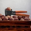 ZHIYUQL® Pack of 2 Nutcrackers Walnuts with Non-Slip Wooden Handle,