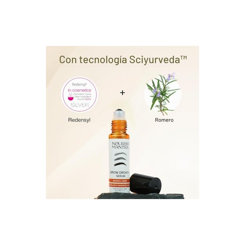 NOURISH MANTRA Lingtoolator ra - Brow Growth Serum Formulated with