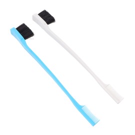 Healeved 8pcs Brush Kit Eyebrow Brush Comb Eyelash Separator Dual-use for Natural Eyebrows Lashes Easy Cleaning