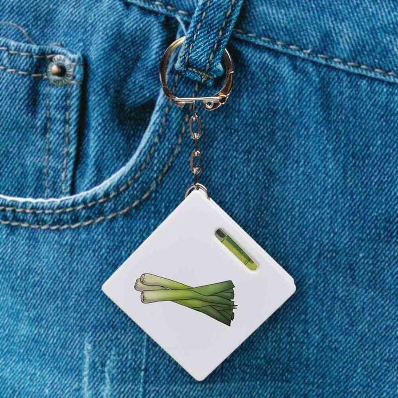 'Leeks' Keyring Tape Measure/Spirit Level Tool (KM00029025)