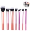 Coehaopike 7pcs Makeup Brushes Set for Powder Eyeshadow Cheek Colorful