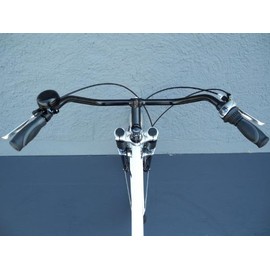 Unbekannt Bicycle XXL Handlebar Wide High and Comfortable Beach Cruiser City Bike Black