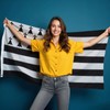 PHENO FLAGS Brittany Flag 90 x 150 cm - Weatherproof