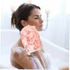 SHOWERORO 2pcs Body Scrub Gloves Dual-Sided Exfoliating Mitts for Dead