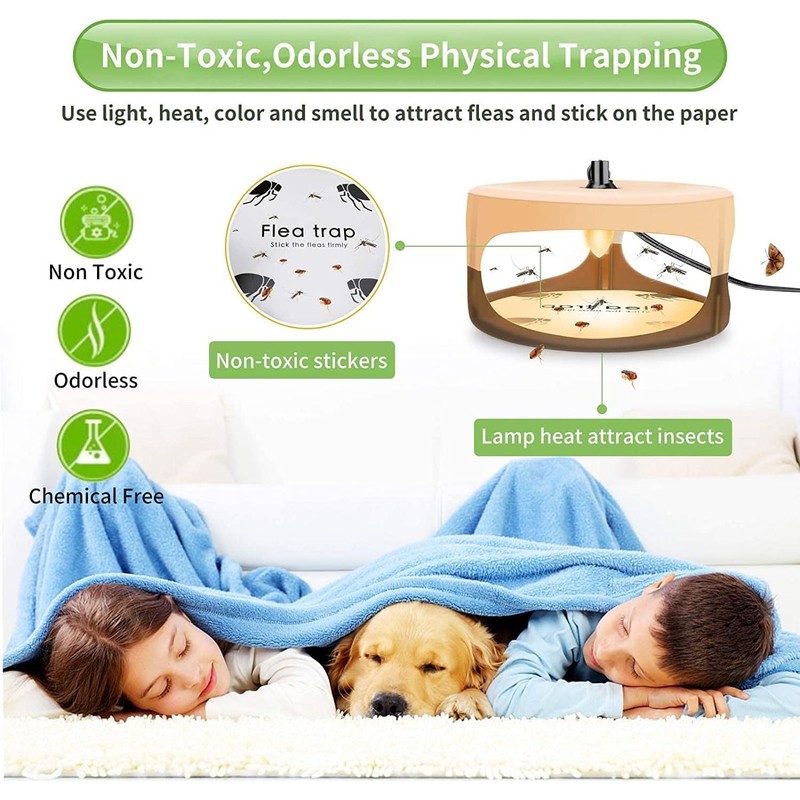 Flea Traps for Inside Your Home,New Bed Bug Trap with