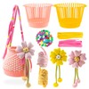AOUXSEEM 2 Sets Plastic Basket Weaving Kit for Beginners,DIY Crossbody