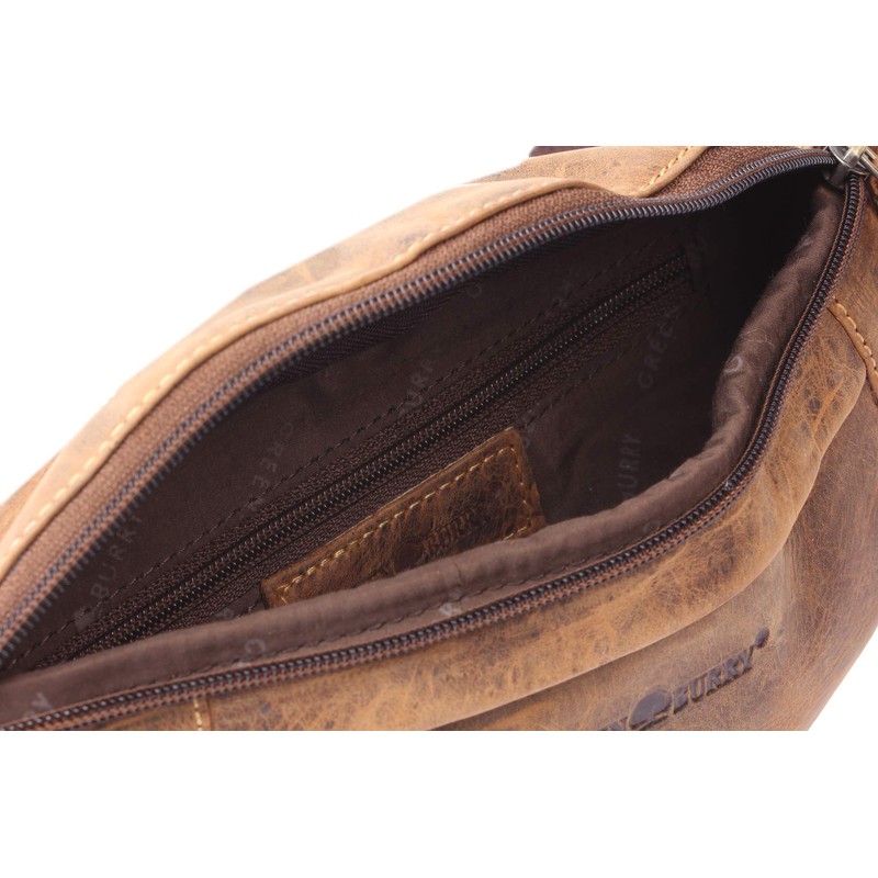 Greenburry Vintage Bum Bag Leather 36 cm braun