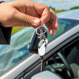 Slipper Keychain Charm,Alloy Flip-Flop Charm Pendant | Beautiful and Elegant Metal Keyfob for Handbags, Backpacks, Bags