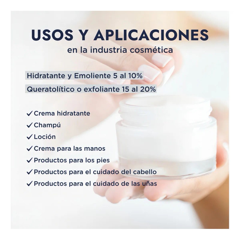 Urea Pura Cristalizada Uso Cosmetico Facial Corporal Cremas Hebbe Cosmetics