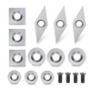 GothicBride Indexable Cutting Inserts Turning Tool Set 10 Pieces 12