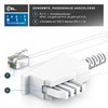 CSL 6 m Telephone Cable TAE-F Plug to RJ11 Plug