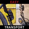 KRASER KR7022B Bicycle Lock with Universal Folding Alloy Steel Padlock