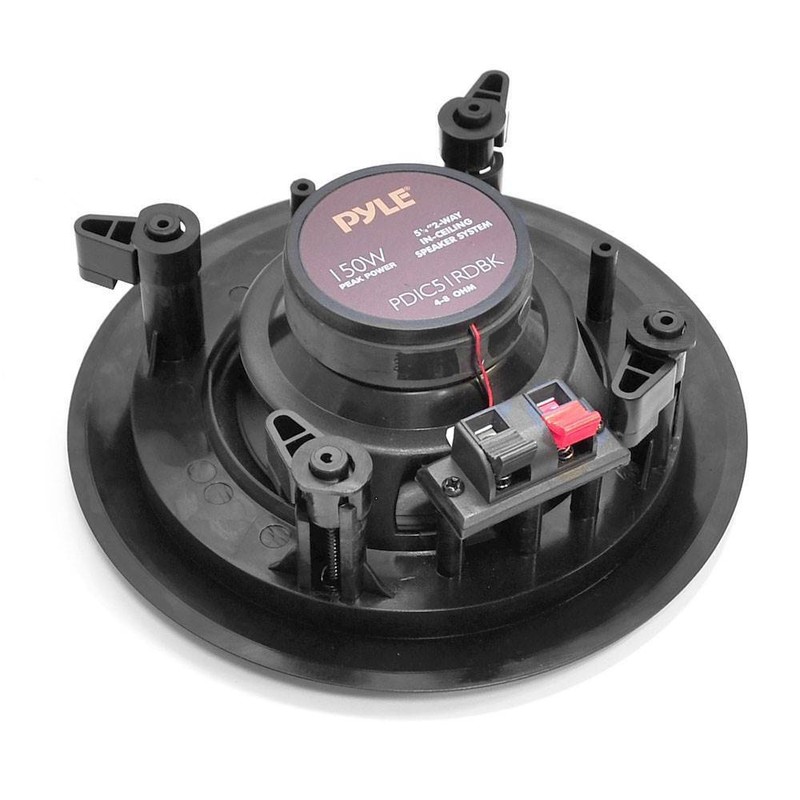 Pyle 4) NEW Pyle PDIC81RDBK 250W 8 Inch Flush In-Wall