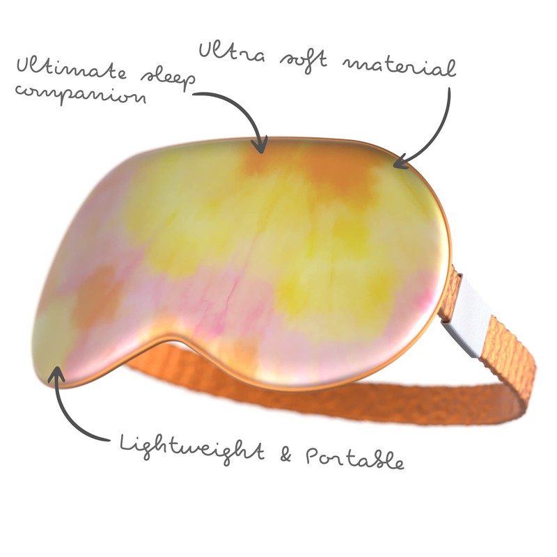 SMUG Satin Sleep Mask & Eye Mask | Deep Dream