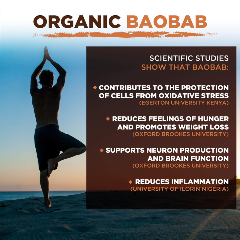 MySuperfoods MySuperfoods Organic Baobab Powder 1kg, Natural Source of Potassium