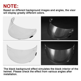 PSLER Qualifier Visor- Qualifier Helmet Visor Motorcycle Face Shield Accessories Replacement for Bell Qualifier/Star/Vortex/RS-1/Revolver,Clear
