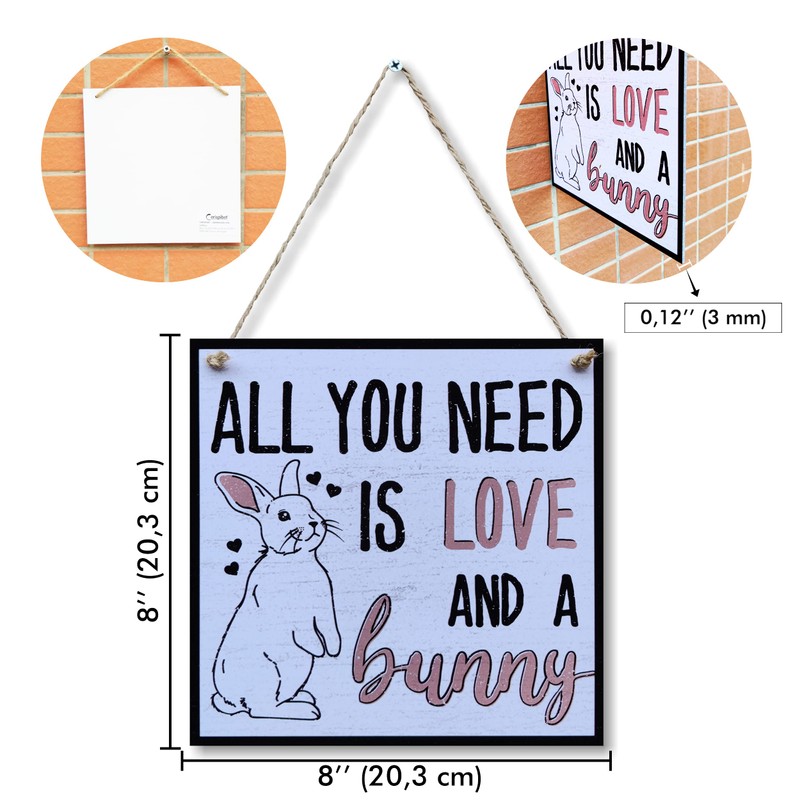 CARISPIBET All you need is love and a bunny pet