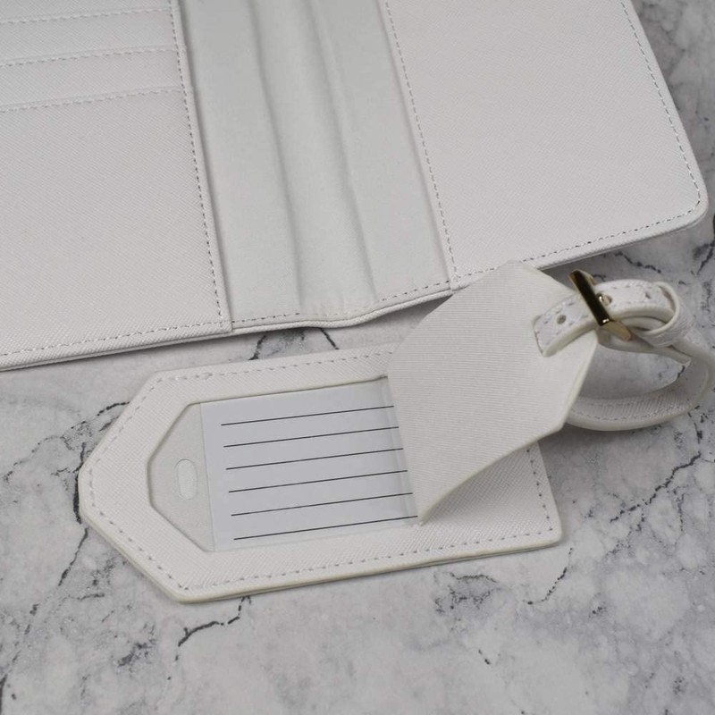 Azeeda 'Sleeping Sloth' Passport Cover & Luggage Tag Travel Set