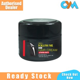 Follow Me Men Hair Cream Strong Hold 120ml Minyak Rambut Lelaki Strong Hold Vitamin B5