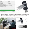 lcwamy USB 2GB USB Flash Drive 20 Pack Bulk Swivel