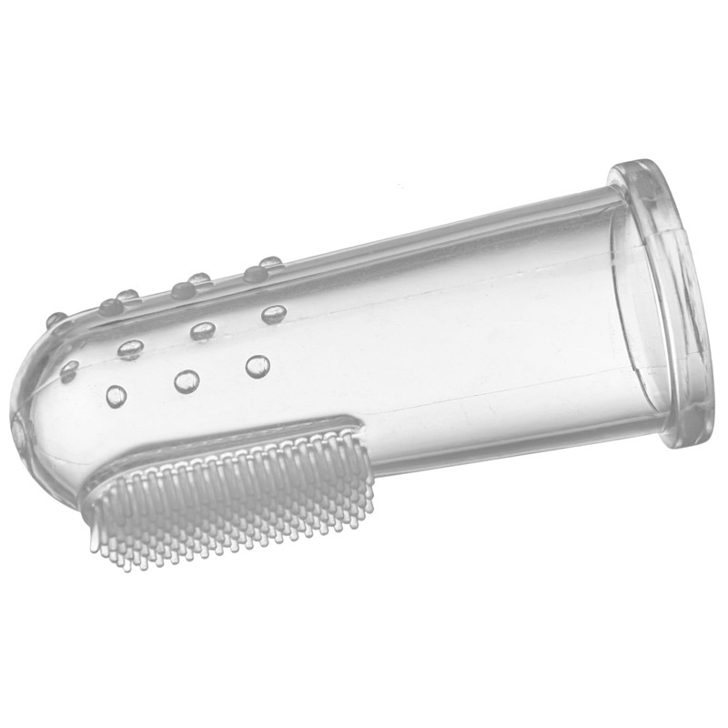 Dr. Brown's 100% Silicone Baby Finger Toothbrush and Toothpaste Set,