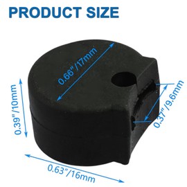 QOOWFEANIG 5 Pcs Rubber Clarinet Thumb Rest Cushion Tube Finger Holder Comfortable Soft Practical Rubber Clarinet Thumb Protector Finger Cover for Most Clarinet