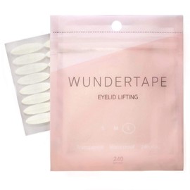 WUNDERTAPE Slip-On Lid Tape Strips for Eyelid Lifting without Surgery, Waterproof, 24 Hour Hold, Double Eyelid Lifting Tapes, Eyelid Tape (480 L)