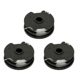 Replacement Spool with 2 x 3 m Line Suitable for Parkside Strimmer PRT 550 A1 - LIDL IAN 311404, yellow