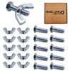 M5 Wing Nut & Bolt 10 Pack (M5 x 16mm