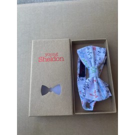 RARE Young Sheldon Bow Ties Promotional Item Big Bang Theory Promo Math equation