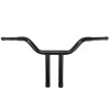 Cequent Unbranded Black 14" Rise MX-T Bar Handlebar For Harley