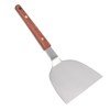 Barbecue Spatula Stainless Steel Multifunction Grill Spatula with Wooden Handle