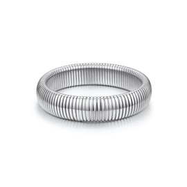 Bestyle Elastic Bracelet Stainless Steel Stretch Snake Bangle for Women Girls, Width 10 mm, 16 mm, 20 mm, Silver, Gold, Rose Gold, Black, Stainless Steel