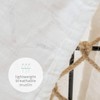 Lulujo Bamboo Swaddle Blanket Modern Collection (Hugs and Kisses)