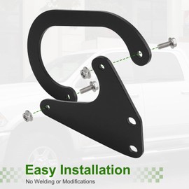 JERBOR Front Driveshaft Loop Protection Kit Fits for Dodge Ram 2500 2003-2013, Ram 3500 2003-2012 Pickup Trucks Drive Shaft Loop Kit