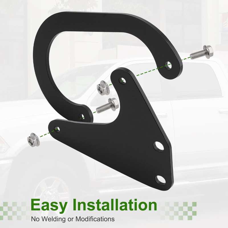 JERBOR Front Driveshaft Loop Protection Kit Fits for Dodge Ram