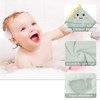 Asnewkit Hooded Baby Towel, Baby Bath Towels with Hood,Unique Animal